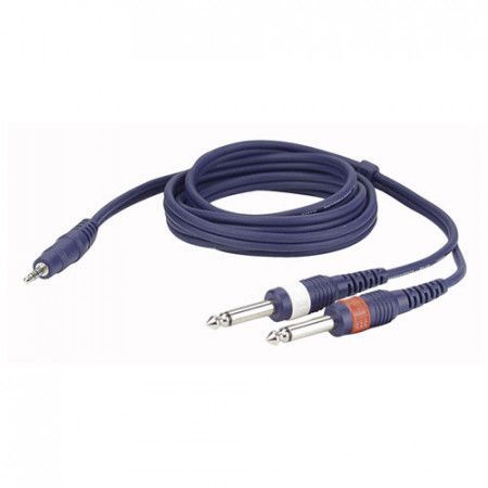 Cable Jack 3.5 Macho a 2 Jack 6.3 Macho de 3 M