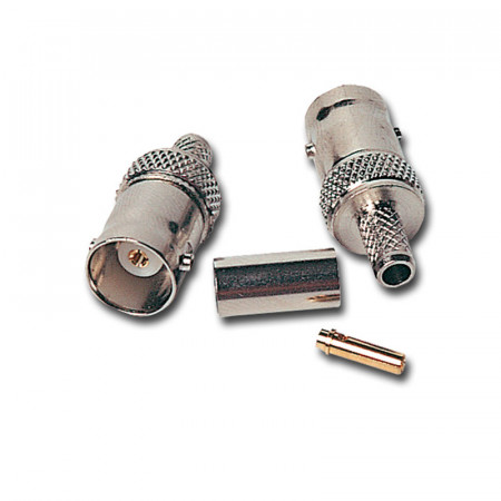 Conector BNC hembra para Crimpar RG-59