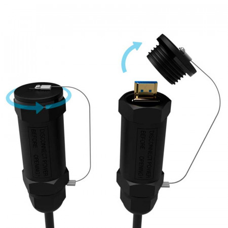 Cable HDMI 2.1 AOC con armadura Macho -Macho 100m.