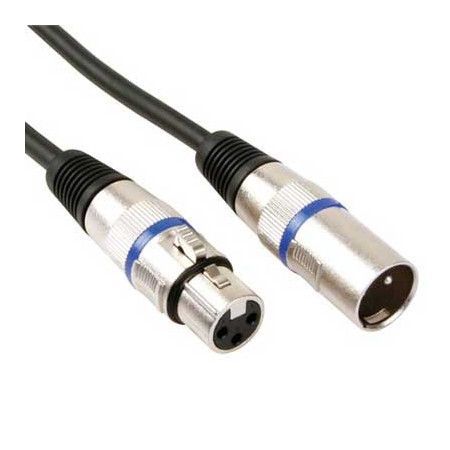 6 mts. XLR H. a XLR M. (Calidad Niquel).