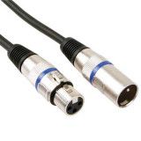 6 mts. XLR H. a XLR M. (Calidad Niquel).