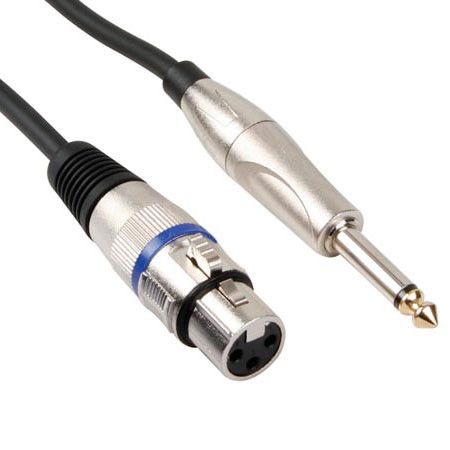 Cable Jack 6.3 Macho a XLR Hembra de 3 M