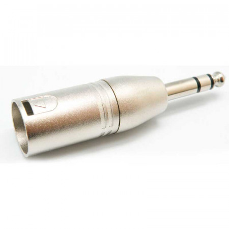 XLR macho 3 PIN - Jack macho 6,3mm. ESTEREO