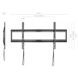 Soporte TV pared 37" a 90" AISENS WT90F-119