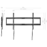 Soporte TV pared 37" a 90" AISENS WT90T-121