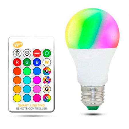 Bombilla Led RGBW E27 10W LEDME LM7143