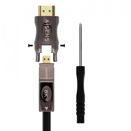 Cable HDMI 2.1 AOC desmontable Macho - Macho 50 m.