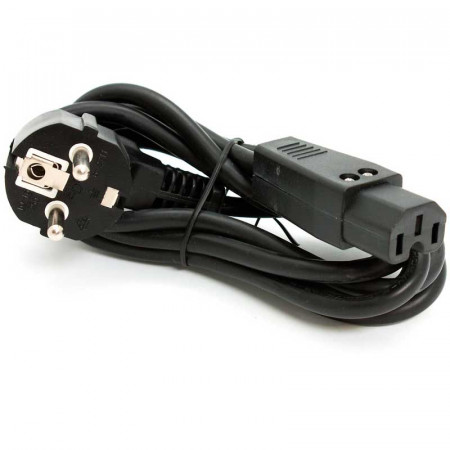 Cable alimentación Schuko A IEC320-C15, 1,8 M.