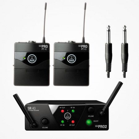 AKG WMS 40 PRO MINI PETACA INSTRUMENTAL SET DUAL