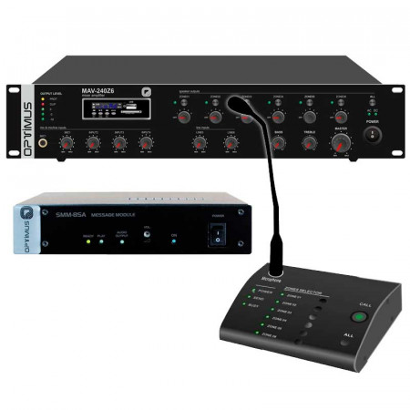 Kit megafonía OPTIMUS MAV-240KIT