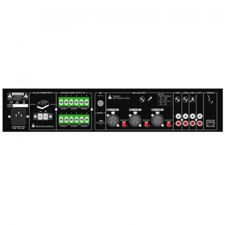 OPTIMUS MAV-240Z6 Amplificador megafonia