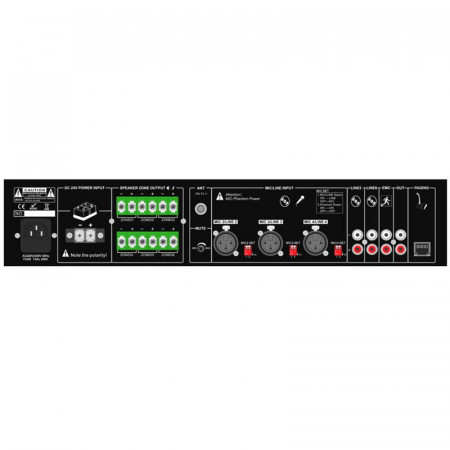 OPTIMUS MAV-120Z6 Amplificador de megafonía