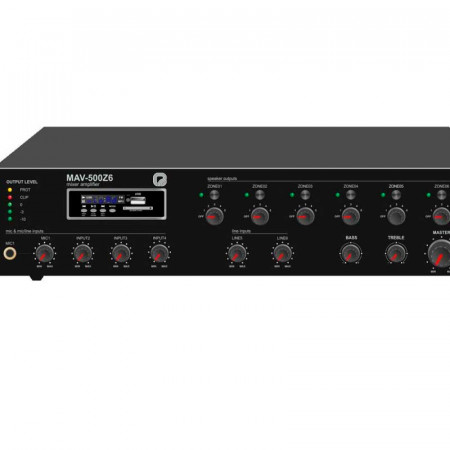 OPTIMUS MAV-500Z6 Amplificador de megafonía