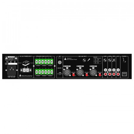 OPTIMUS MAV-500Z6 Amplificador de megafonía