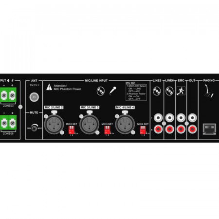 OPTIMUS MAV-500Z6 Amplificador de megafonía