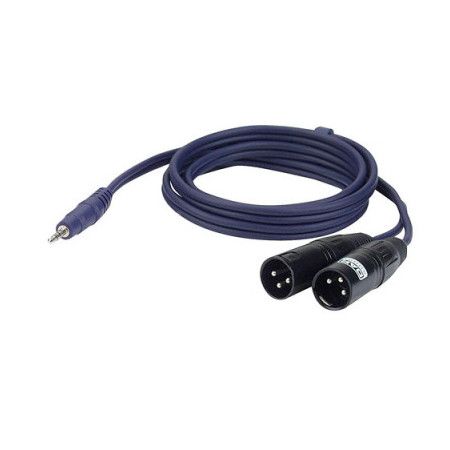 Cable Jack 3.5 Macho a 2 XLR Macho de 1,5 M