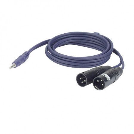 Cable Jack 3.5 Macho a 2 XLR Macho de 6 M