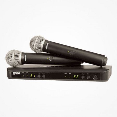 Micrófono Inalámbrico SHURE BLX288/PG58 Dual
