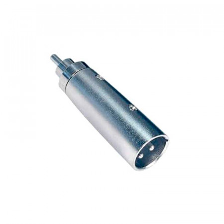 Adaptador XLR Macho 3 PIN - RCA macho