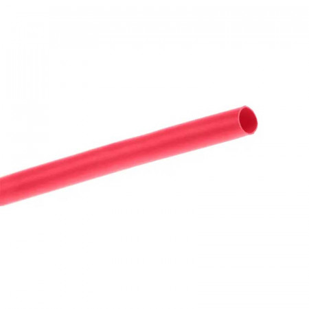 Funda Termoretractil Rojo 2,4mm. 1 metro