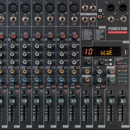 Mesa de mezclas FONESTAR MIX-12PRO