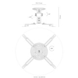 Soporte proyector AISENS CP03TSR-129