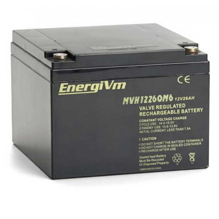 Batería de Plomo ( 12V. / 26 Amp. ) ALTA DESCARGA
