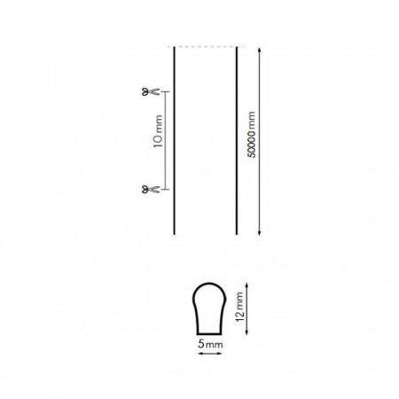 NEON LED FLEX 12V 14w/m VIOLETA SMD2835 IP 65