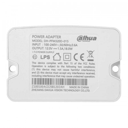 Alimentador para cámara Dahua PFM320D-015