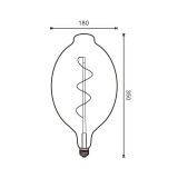 Bombilla Led filamento espiral E27 BT180 4W
