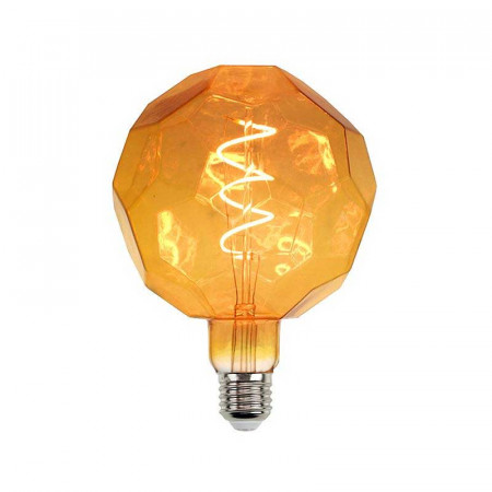 Bombilla Led filamento espiral E27 G125 BALL 4W