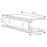 FIJACION DE ALUMINIO PARA NEON LED RGB