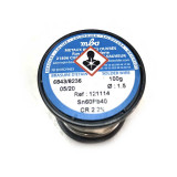 Bobina de estaño 1,5 mm. 100 g.