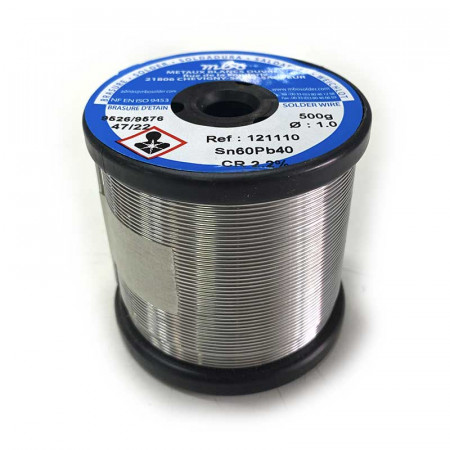 Bobina de Estaño de 1mm. 500gr.