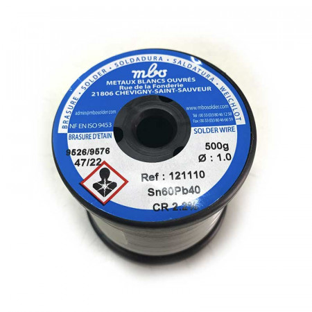 Bobina de Estaño de 1mm. 500gr.