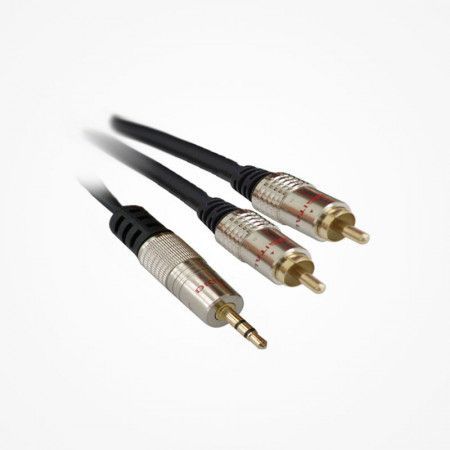 Cable Jack 3.5 Macho a 2 RCA Macho de 1,5 M