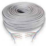 Cable FTP CAT6 GRIS Cobre Bobina 100 Metros