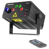 Beamz Dahib Doble Laser RG Gobo con LED Azul