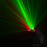 Beamz Dahib Doble Laser RG Gobo con LED Azul