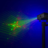 Beamz Dahib Doble Laser RG Gobo con LED Azul