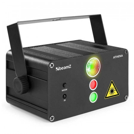 Beamz Athena Laser RG Gobo con Bateria