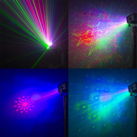 Beamz Athena Laser RG Gobo con Bateria