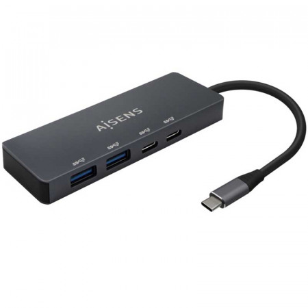 HUB USB 3.2 USB-C a 2 USB-C + 2 USB-A