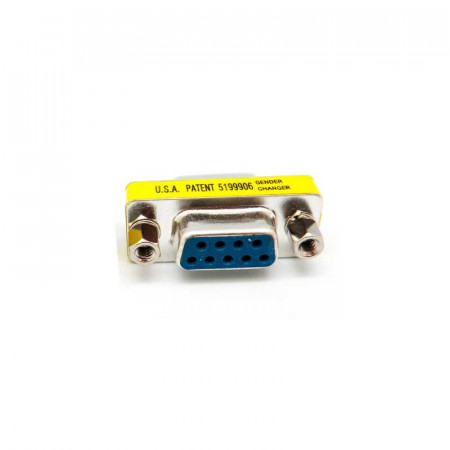 Adaptador SUB-D9 hembra a SUB-D9 hembra