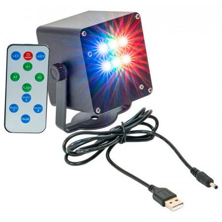 IBIZA TINYLED-RGB-STROBE