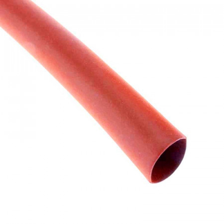 Funda Termoretractil Rojo 1,6mm. 1 metro