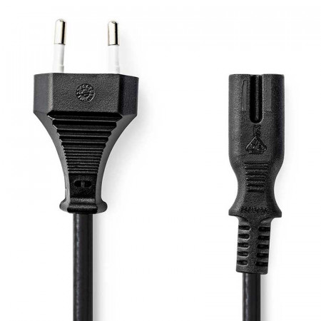 Cable de alimentación tipo 8 IEC-320-C7, 5 metros