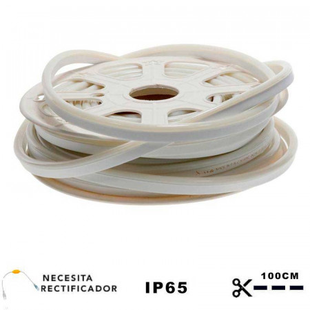 TIRA LED NEON FLEXIBLE 220V ROJO SMD2835 800 lm/m