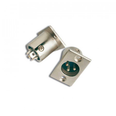 Conector XLR Macho Base 3 Pines