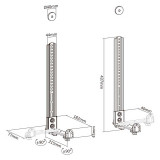 Soporte Adaptable TV para barra de sonido